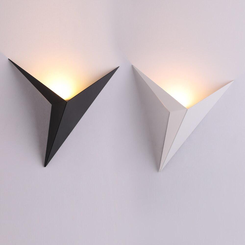 Minimalist Triangle Shaped LED Wall Lamp