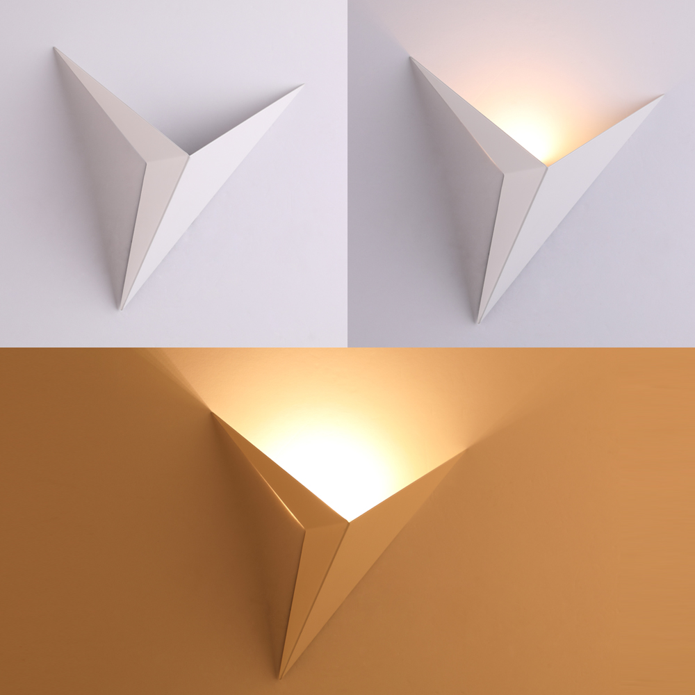 Minimalist Triangle Shaped LED Wall Lamp