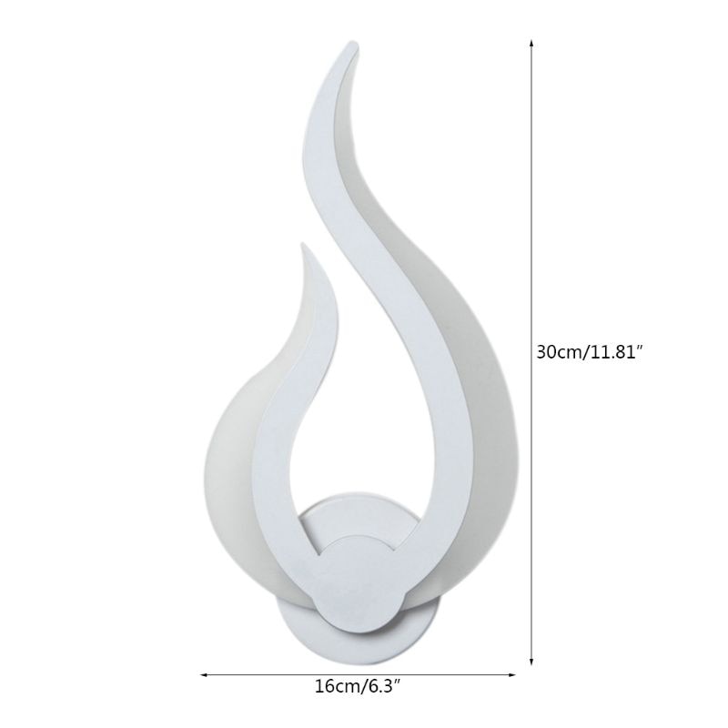 Modern Flame Shaped LED Wall Light