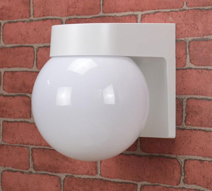 Round Outdoor LED Wall Lamp