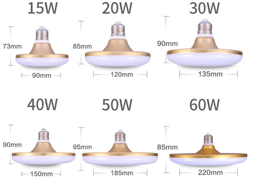 E27 High Power UFO LED Bulb