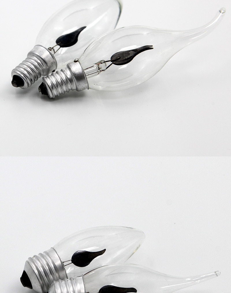 Flickering Flame Style LED Candle Bulb