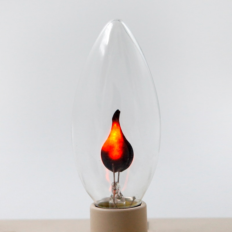 Flickering Flame Style LED Candle Bulb