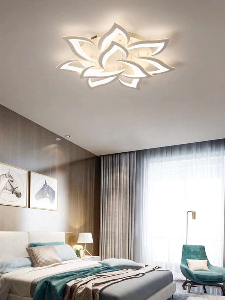 Modern Flower Shaped LED Ceiling Light