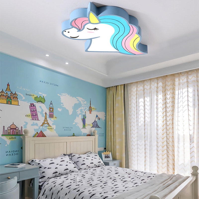 Unicorn LED Ceiling Lamp with Remote Control