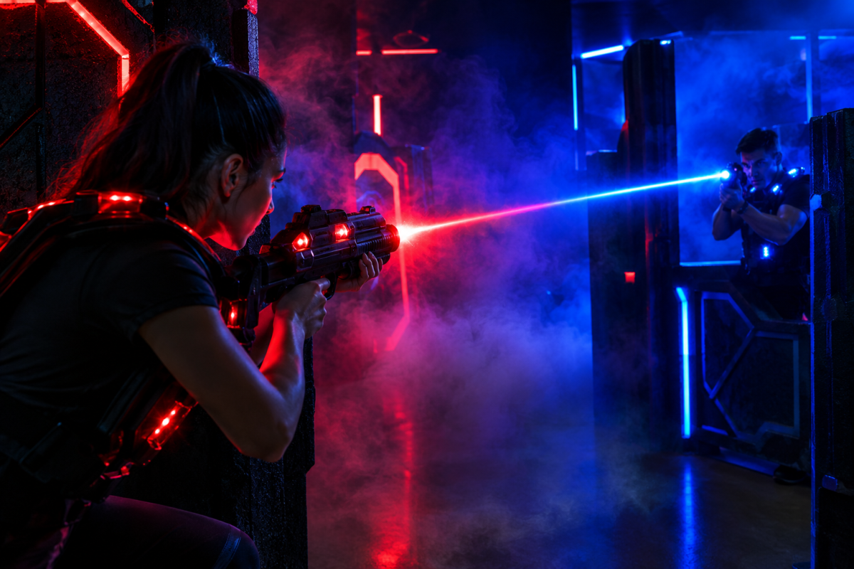laser tag arena